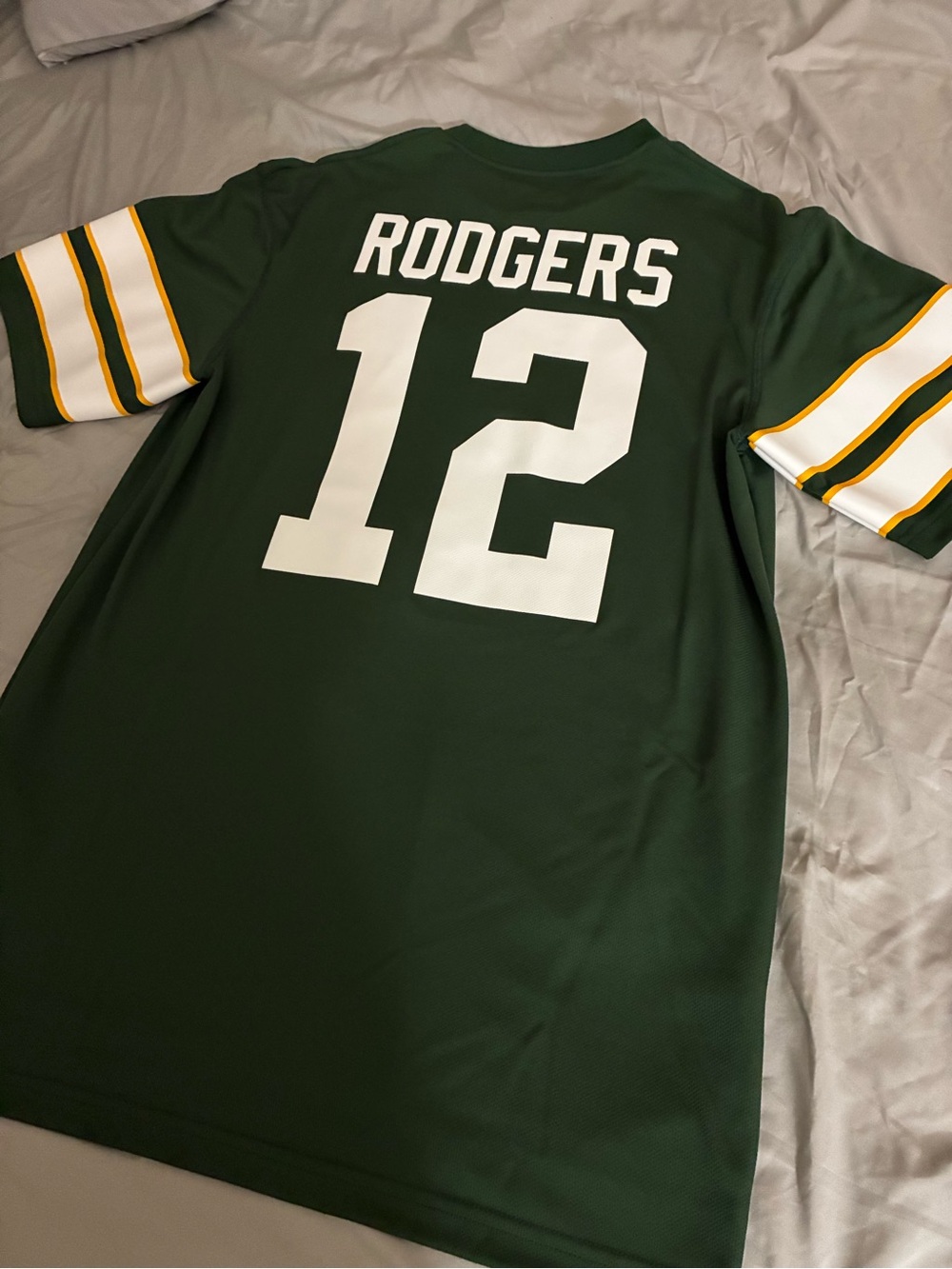 Aaron Rodgers #12 Green Bay Packers Jersey Size Large